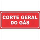 Corte geral do gás 